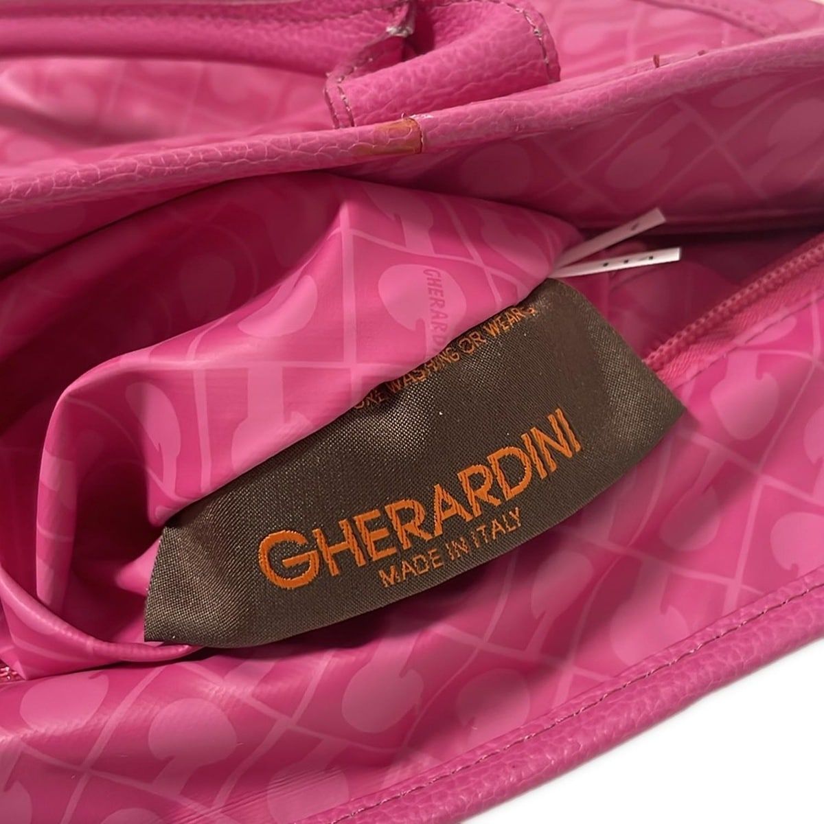 GHERARDINI(ゲラルディーニ) ハンドバッグ - ピンク レザー - メルカリ