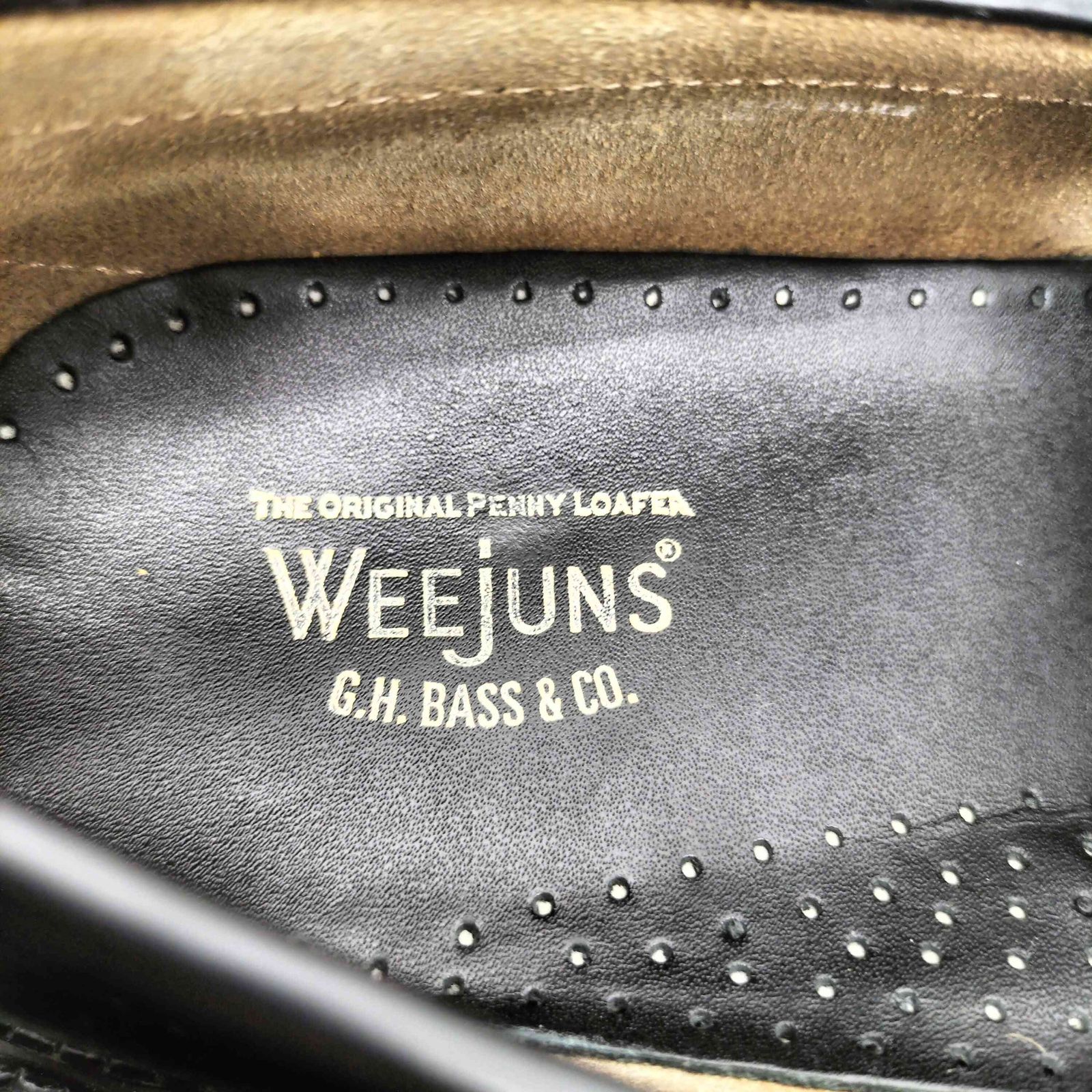 ジーエイチバス G.H.BASS WEEJUNS ハラコ レオパード コインローファー メンズ 8 1/2 - メルカリ