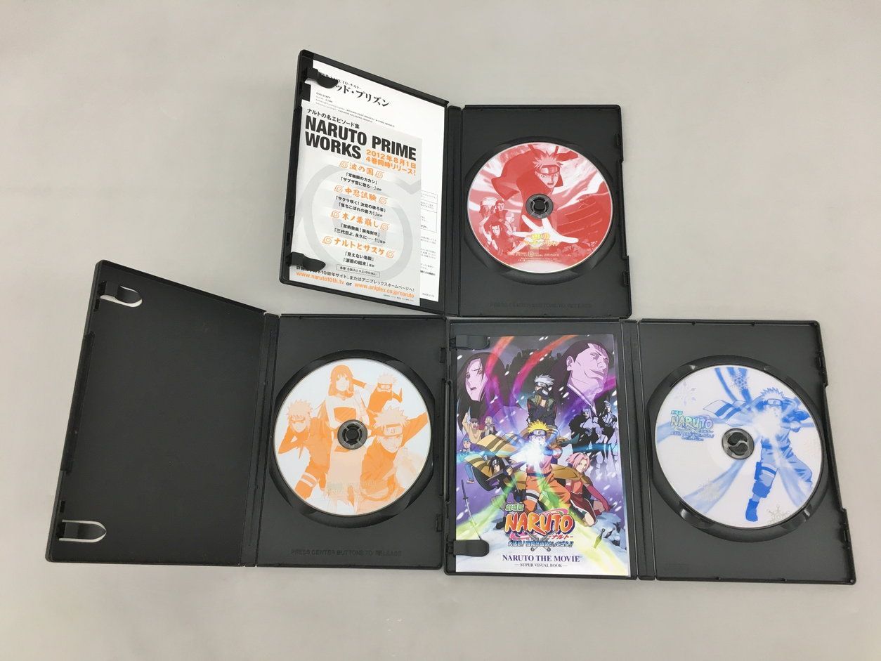 NARUTO ナルト DVD 劇場版 4巻セット おまけCD ポストカード付き