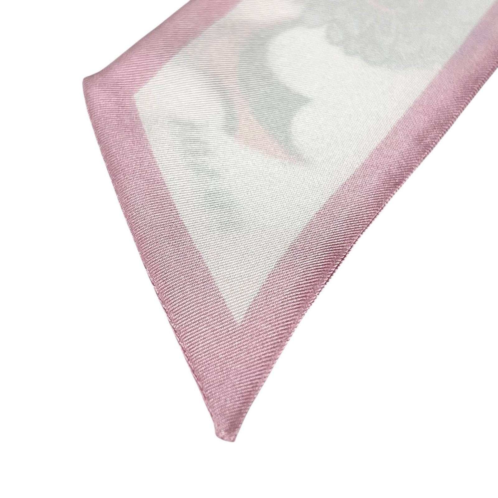 極美品△PRADA プラダ 1FF008 シルク100％ フラワー プリントツイル