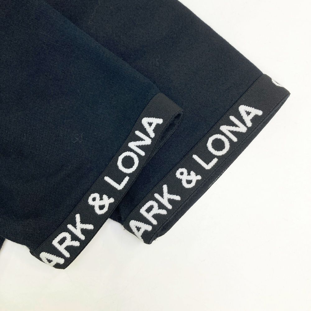 サイズ：48 MARK&LONA マークアンドロナ 半袖ポロシャツ ブラック系