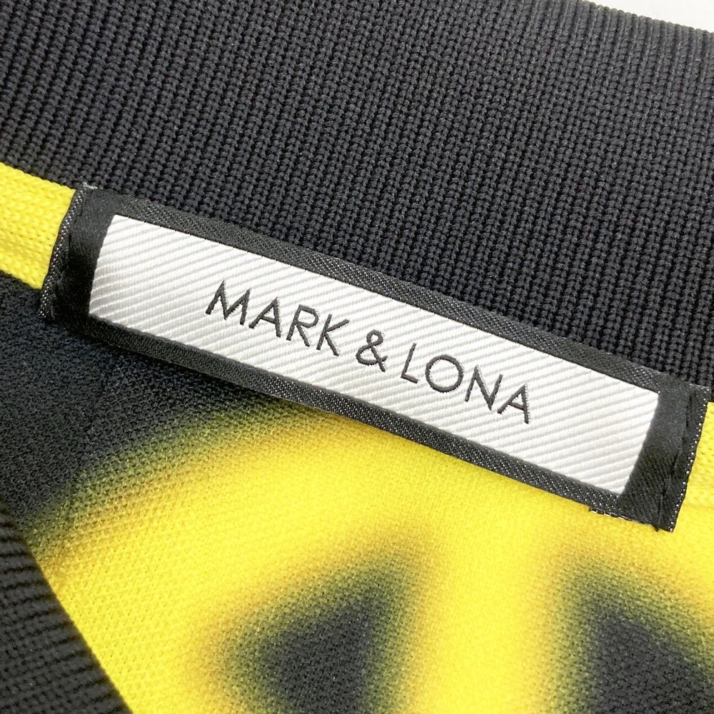 サイズ：48 MARK&LONA マークアンドロナ 半袖ポロシャツ ブラック系