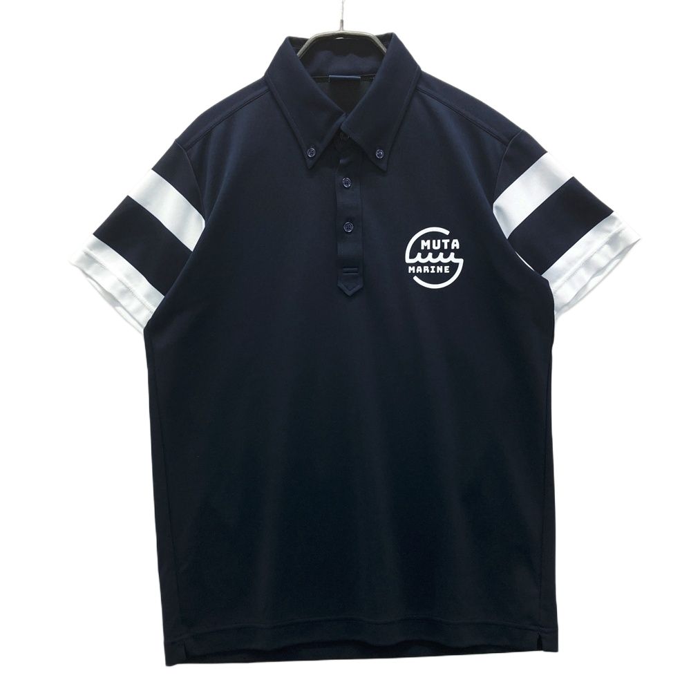 サイズ：4 MUTA MARINE ムータマリン 半袖ポロシャツ ボタンダウン