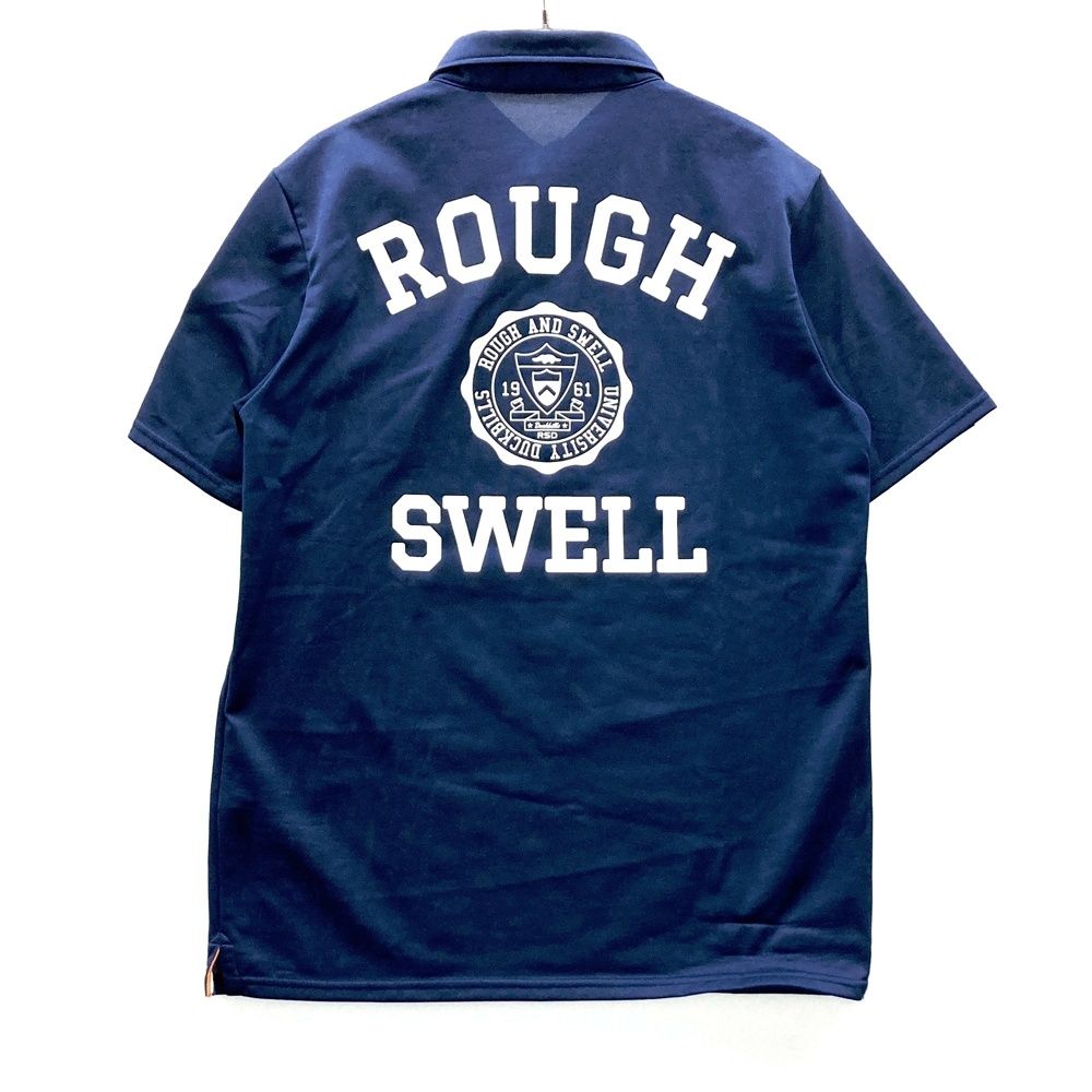 【新品】Rough and Swell ネイビー ポロシャツ　サイズS rough&swell［ラフアンドスウェル］FACTORY POLO/パイルポロシャツ