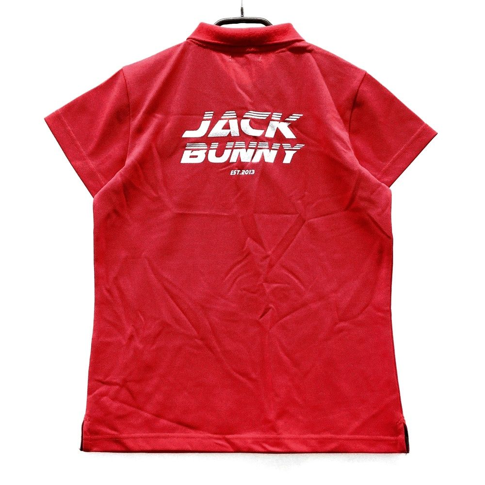 サイズ：1 JACK BUNNY ジャックバニー 半袖ポロシャツ レッド系