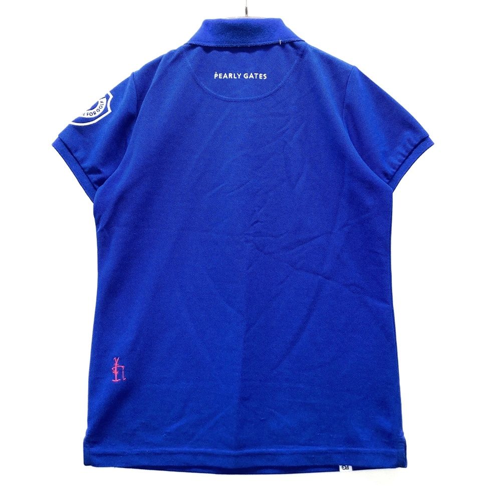 サイズ：1 PEARLY GATES パーリーゲイツ 30周年 半袖ポロシャツ ロゴ
