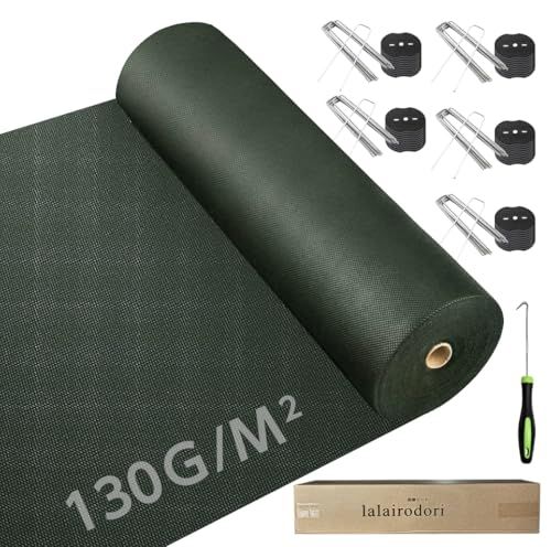 防草シート 1m 50m 高密度 130g/? 防草シート10年耐久 不織布 除草