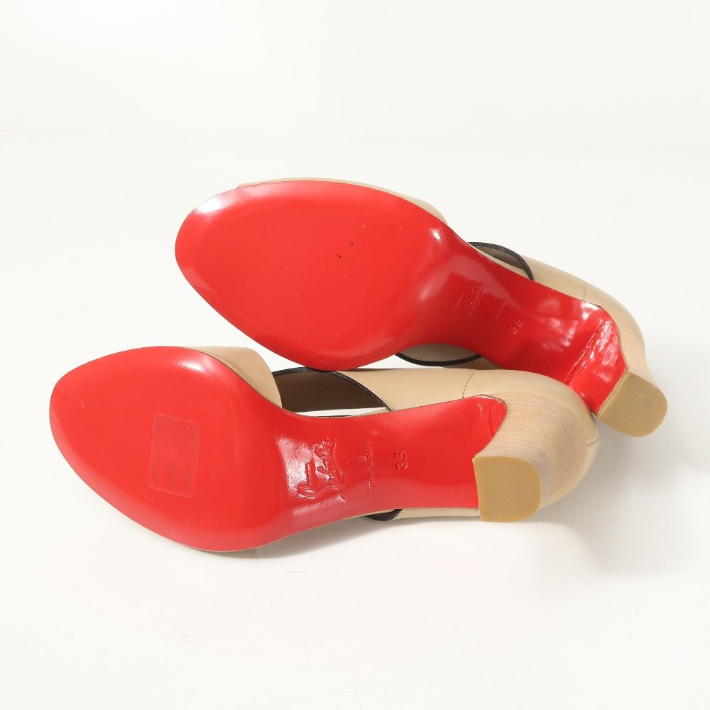 □美品□Christian Louboutin クリスチャンルブタン パンプス サイズ35