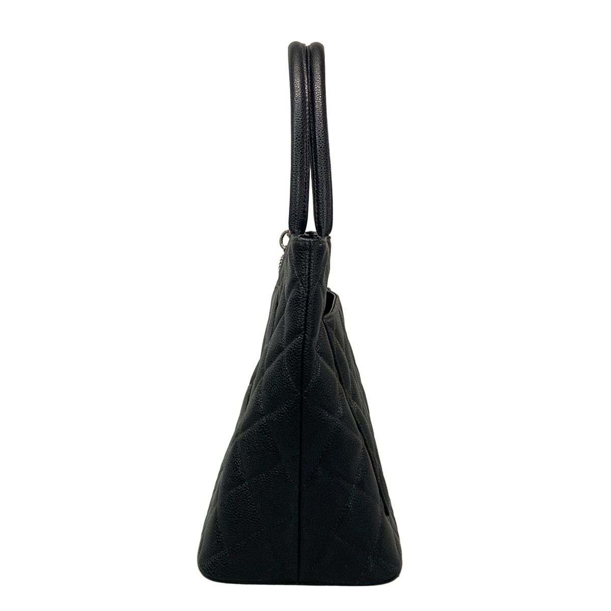 美品 CHANEL【復刻トート】シルバー金具 CHANEL(シャネル) トートバッグ 復刻トート 黒 シルバー金具 - メルカリ