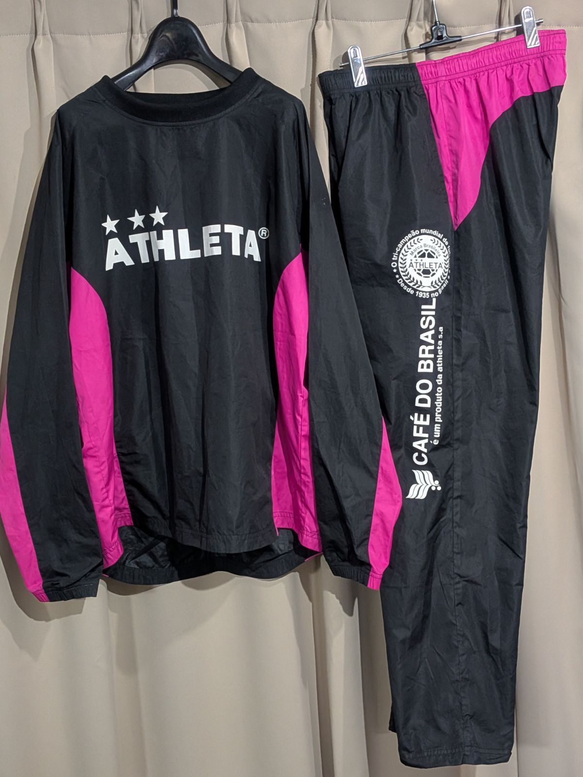 ATHLETA アスレタ ピステ 上下 セットアップ 黒 L - メルカリ
