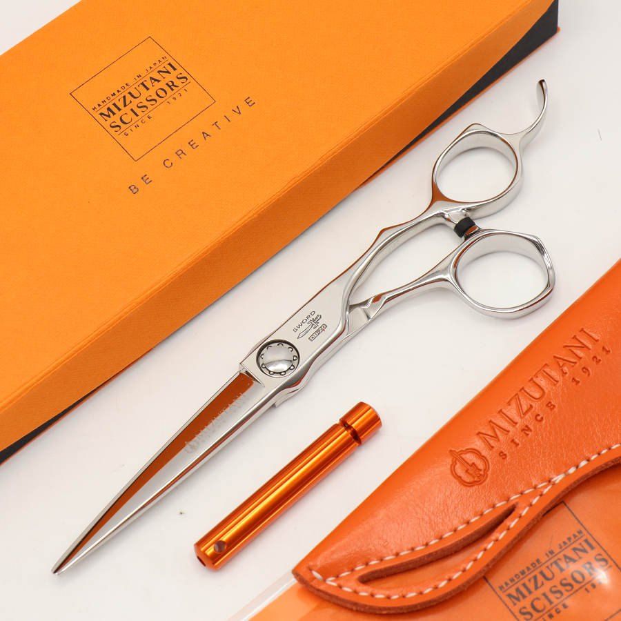 美品】ミズタニシザーズ SWORD DB-20 カットシザー 6.2インチ ハマグリ