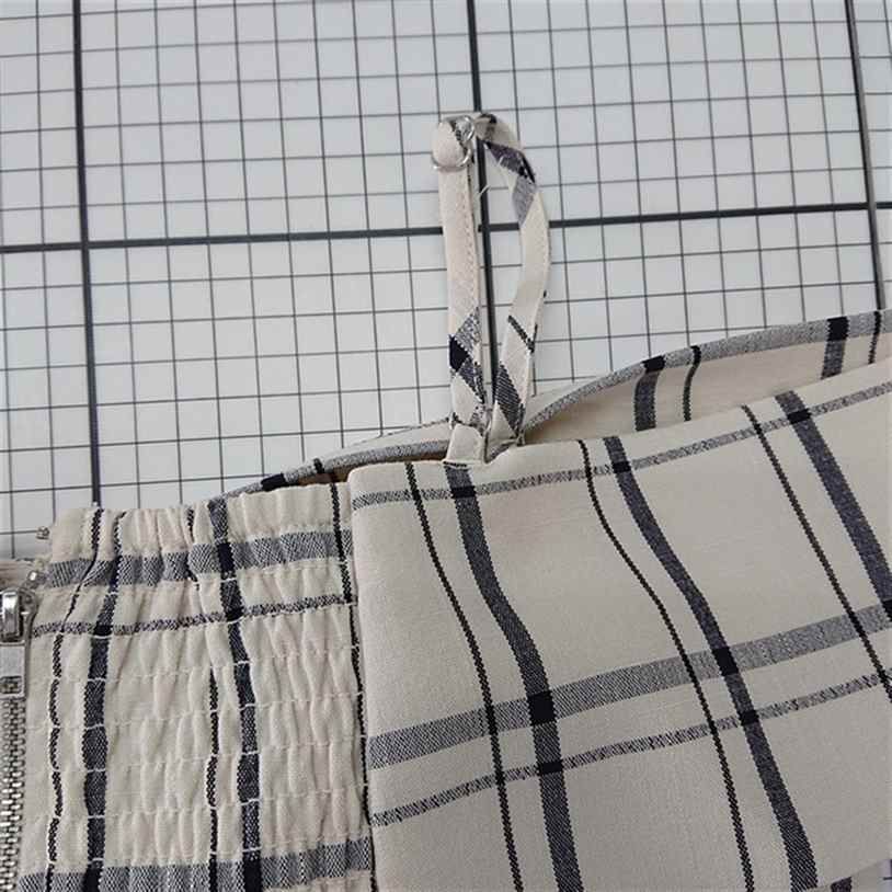 ◇ ⊂ リップサービス LIP SERVICE チェック柄オフショルダートップス