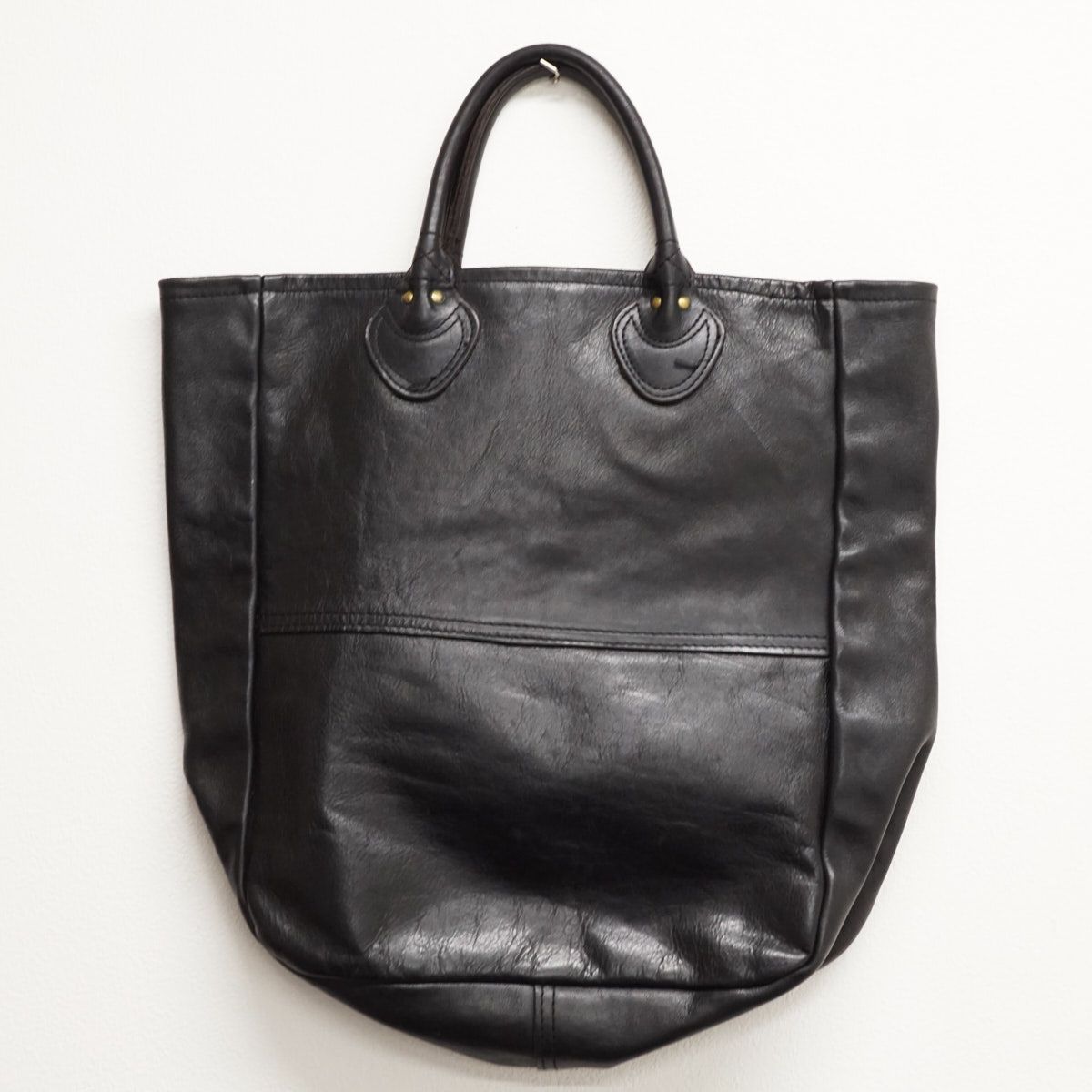 vanson バンソン レザートートバッグ USED品 ブラック メンズ カバン 