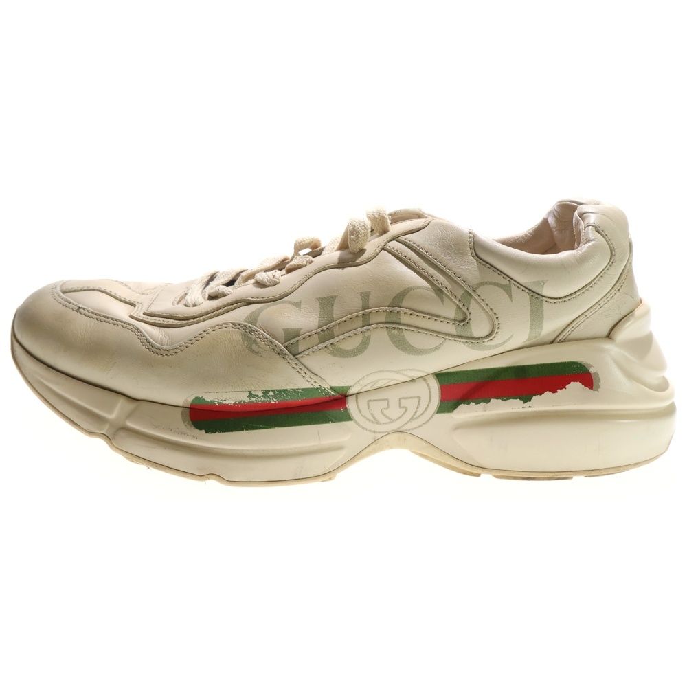 限界値下げ　GUCCI グッチ Rhyton GGライトン ローカットスニーカー GUCCI (グッチ) RHYTON ライトン ヴィンテージロゴ ローカット