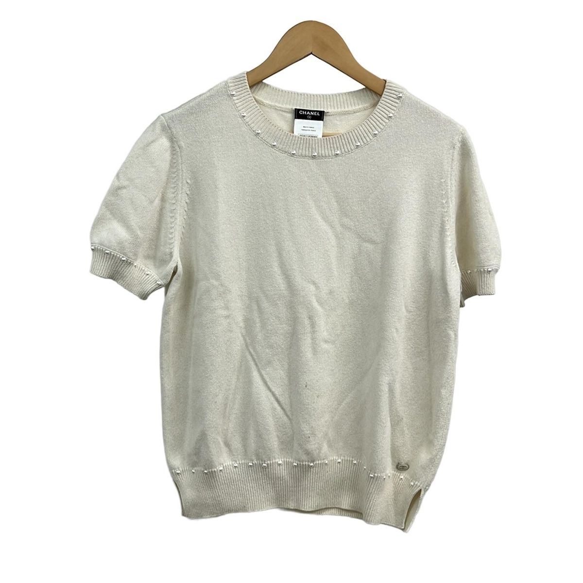 CHANEL(シャネル) 半袖セーター サイズ40 M レディース - P53611