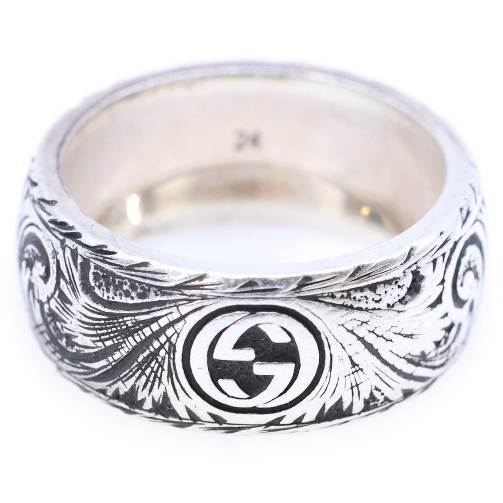 GUCCI (グッチ) インターロッキングG キャットヘッド アラベスク