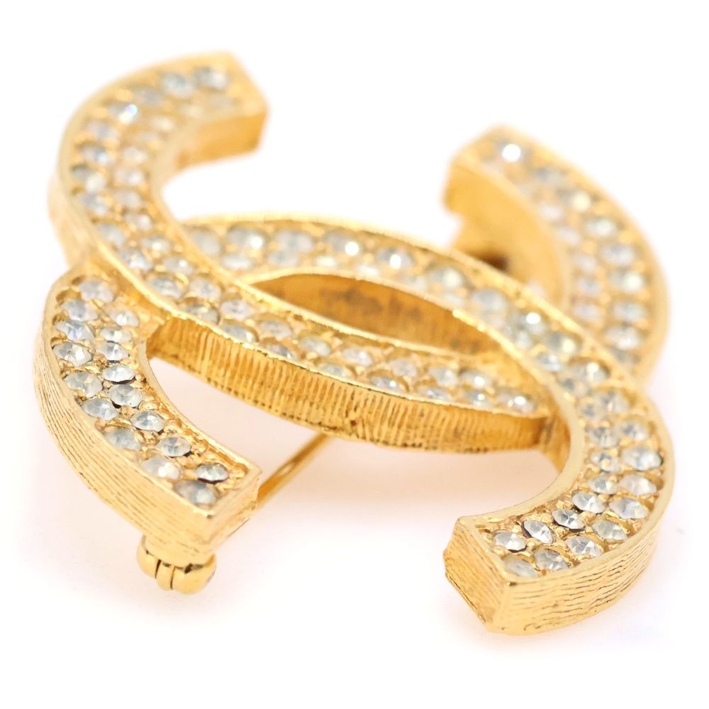 CHANEL (シャネル) VINTAGE ヴィンテージ ココマーク ラインストーン