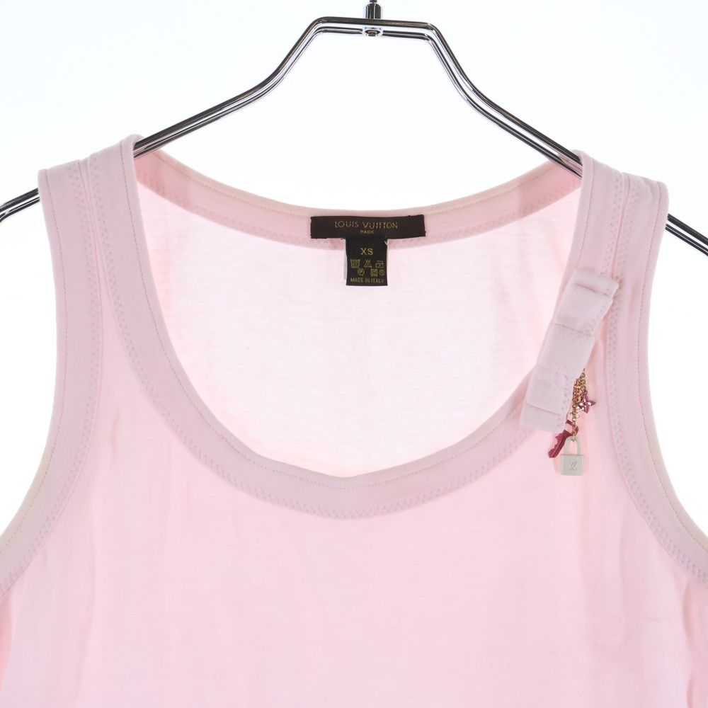 LOUIS VUITTON (ルイヴィトン) チャーム付き ノースリーブ タンク