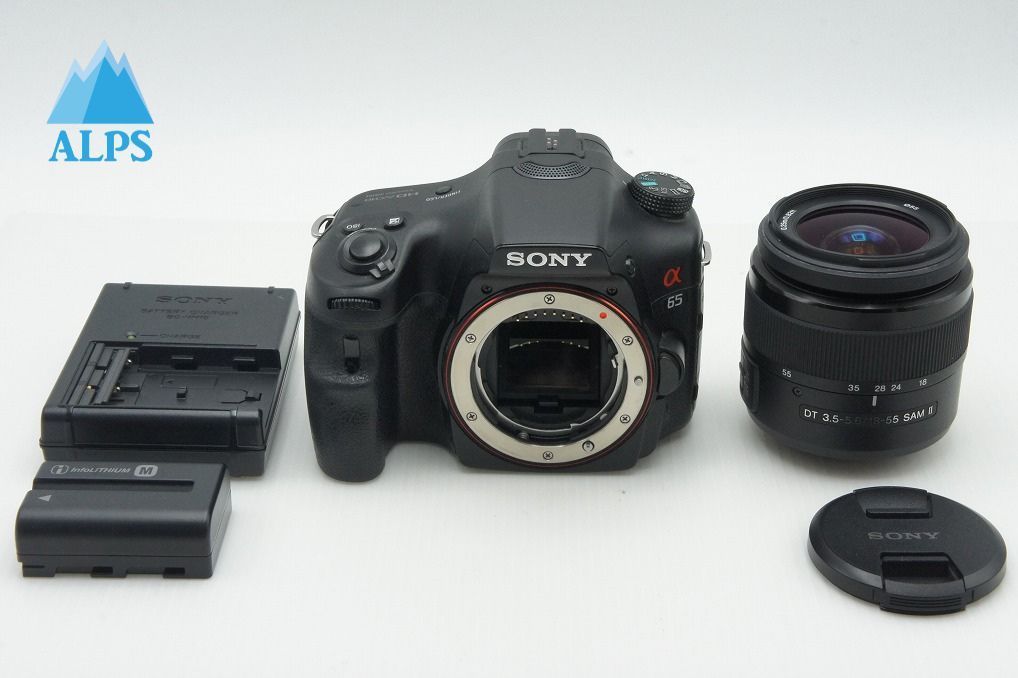 良品 SONY ソニー α65 + DT 18-55mm SAM II レンズキット デジタル一眼