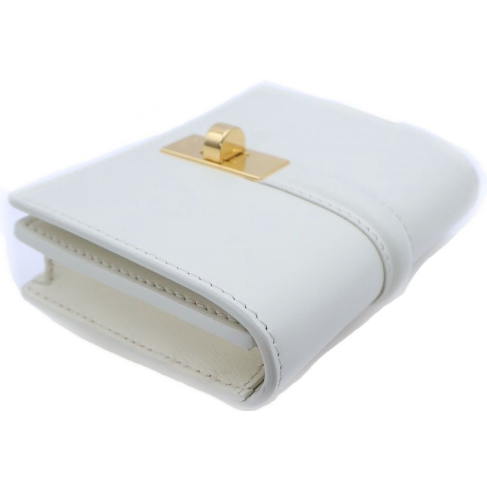 CELINE (セリーヌ) スモール トリフォールド カードケース ホワイト 