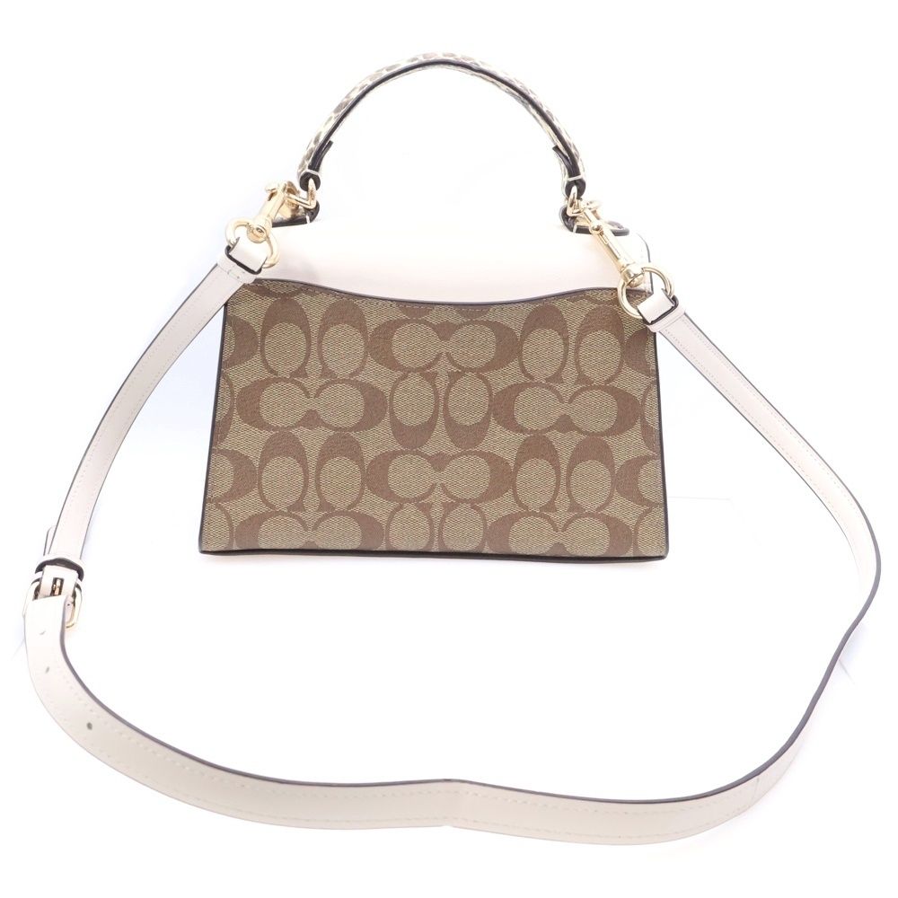 COACH (コーチ) ペッパー サッチェル シグネチャー キャンバス 2WAY