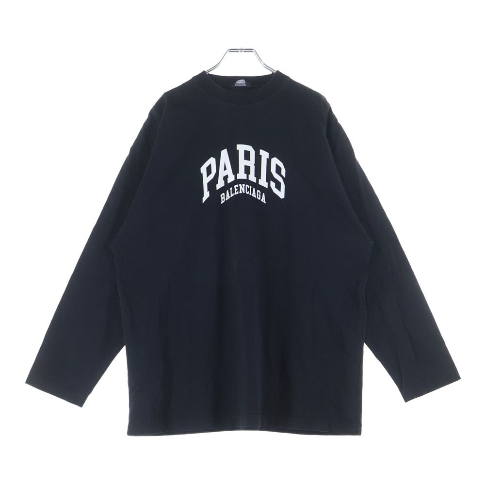 BALENCIAGA (バレンシアガ) 22SS PARISプリントオーバーサイズ長袖