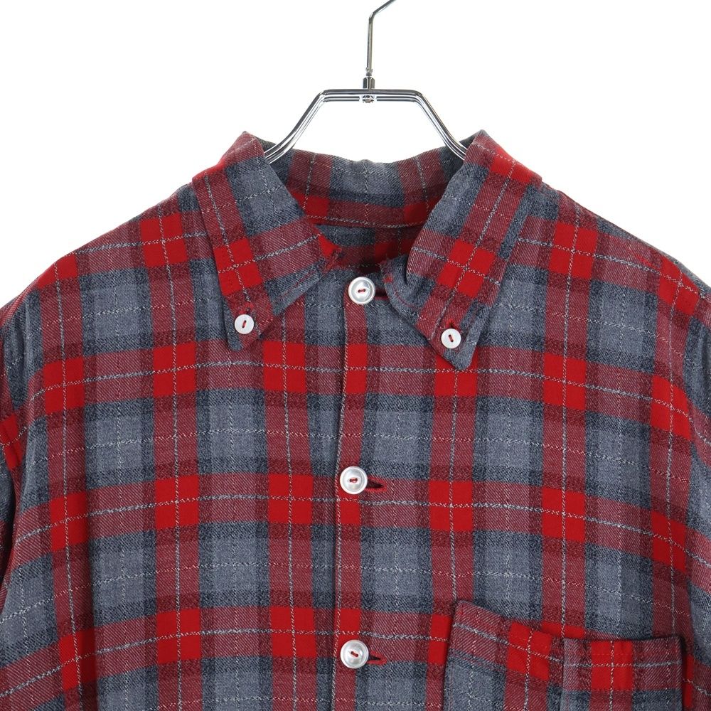 VINTAGE (ヴィンテージ) 50-60S RAYON GABARDINE OMBRE CHECK L/S