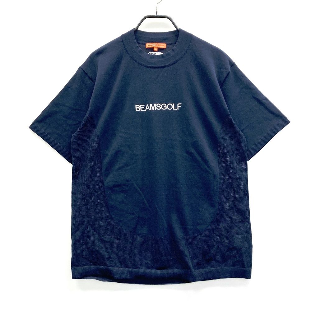 サイズ：XL BEAMS GOLF ビームスゴルフ ニット セーター ネイビー系