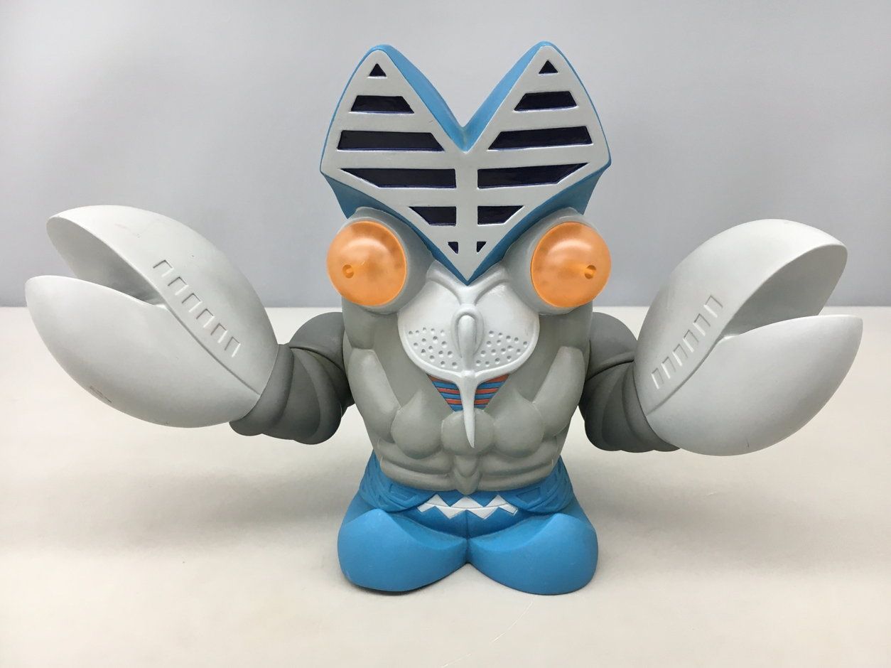 RUNA 貯金箱 バルタン星人 ソフビ RUN'A 長期保管現状品 昭和レトロ