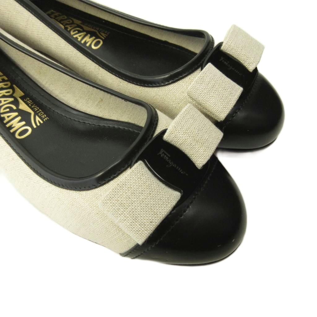 サルヴァトーレフェラガモ Salvatore Ferragamo パンプス フラット