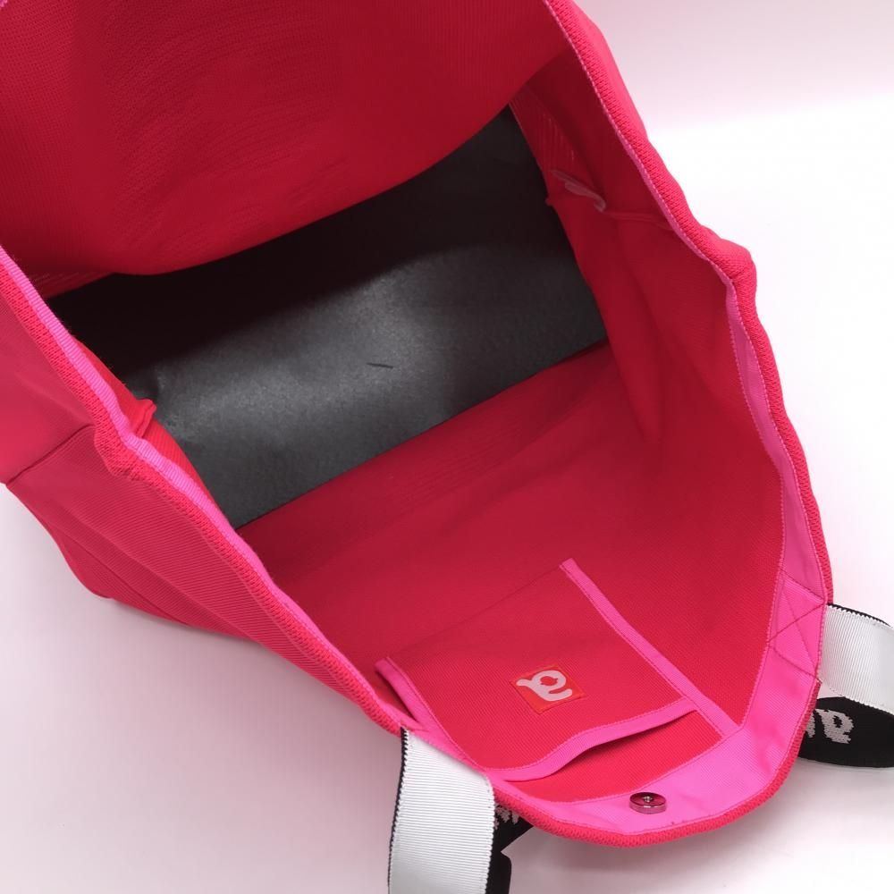 美品】アルチビオ ビッグトートバッグ ピンク×黒 ニット ロッカー