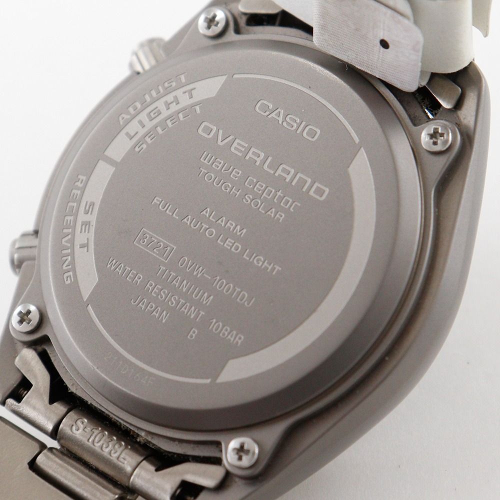 CASIO】カシオ オーバーランド ウェーブセプター OVW-100TDJ チタン