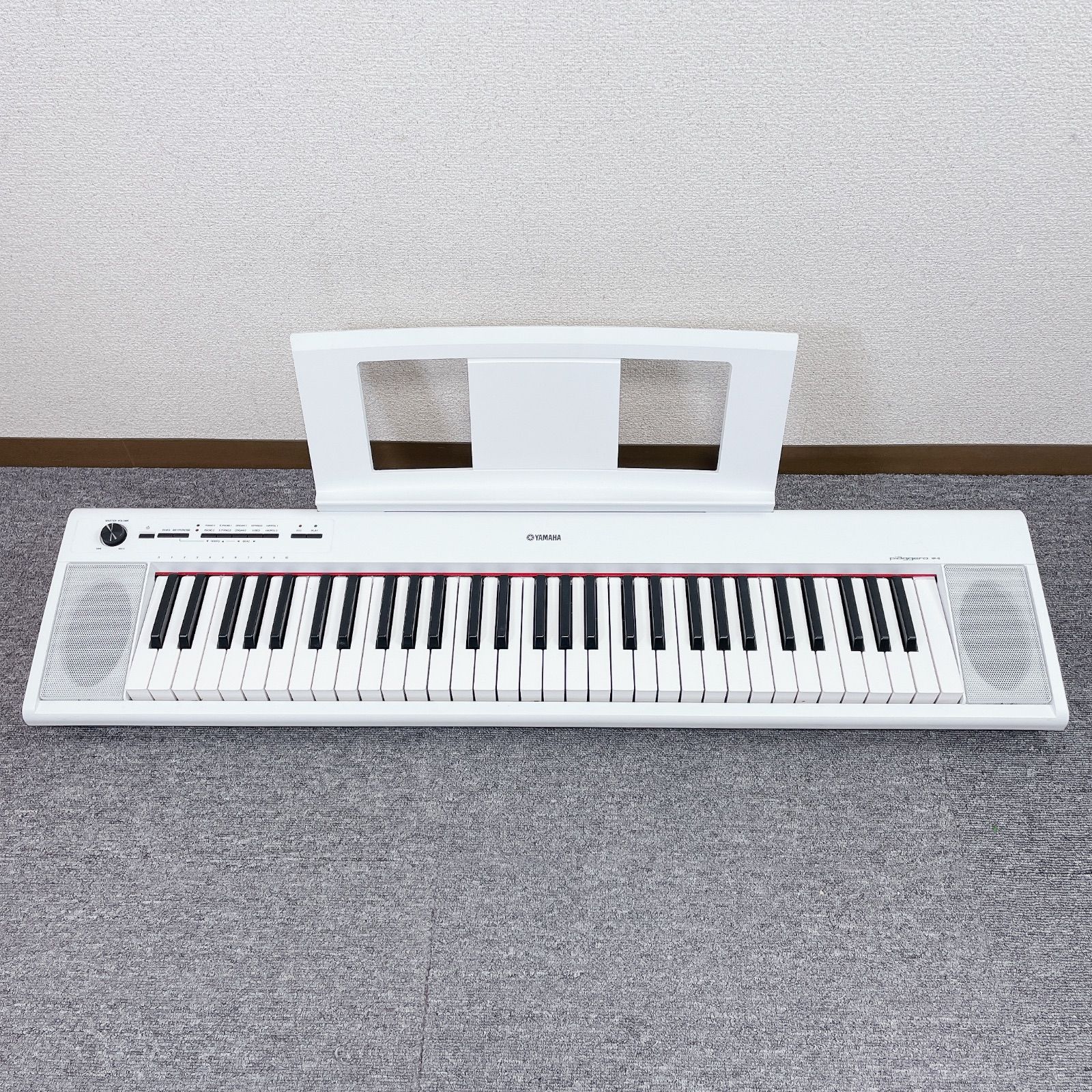 YAMAHA piaggero NP-12 電子ピアノ 61鍵盤 - メルカリ