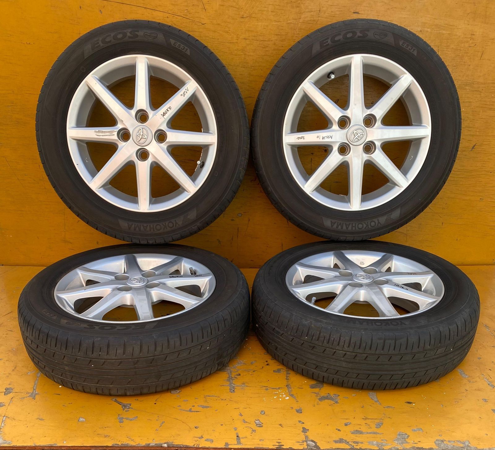 ZT-6603] 4本 4穴 TOYOTA トヨタ アルミホイール 15X5J AHX 39 CG 31