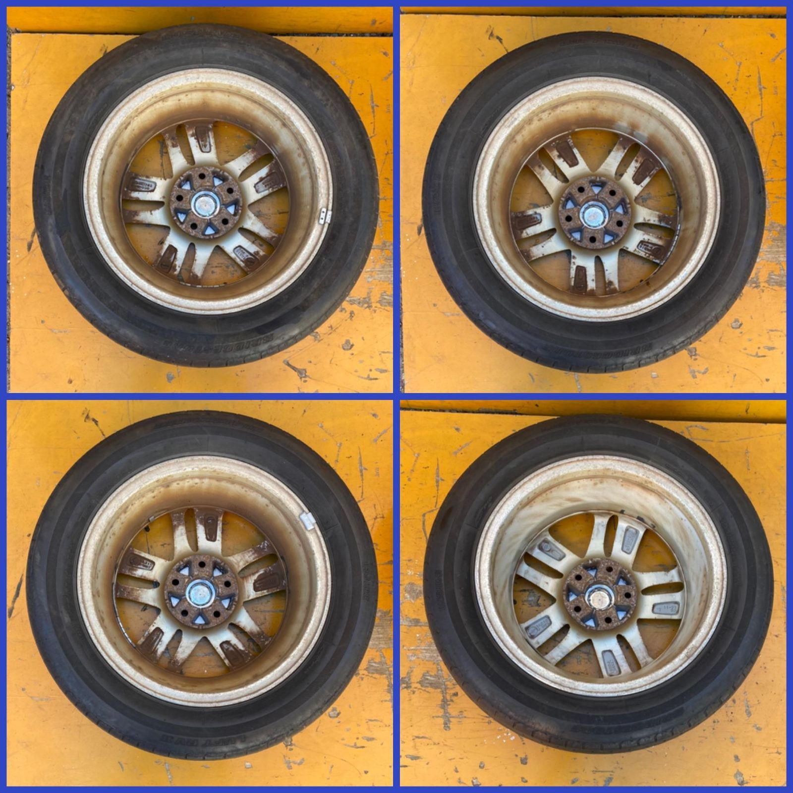 日産　AUTECH専用　16インチ　PCD114.3 5穴　４本タイヤセット ZT-6604] 4本 5穴 AUTECH ENKEI NISSAN日産 アルミホイール 16X6J 45