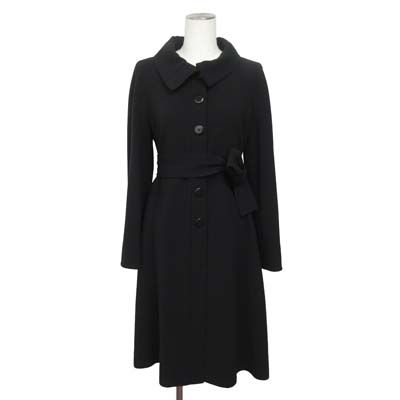 アルマーニ コレツィオーニ ARMANI COLLEZIONI コート ロング 38 黒