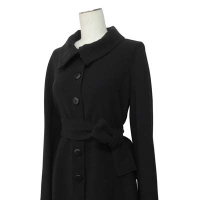 アルマーニ コレツィオーニ ARMANI COLLEZIONI コート ロング 38 黒