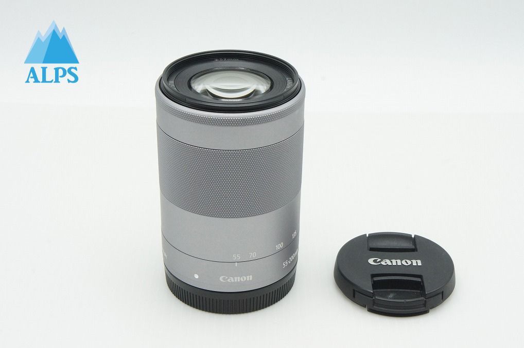 【ジャンク】Canon EF-M 55-200mm ズームレンズ シルバー ジャンク】Canon EF-M 55-200mm ズームレンズ シルバー ジャンク