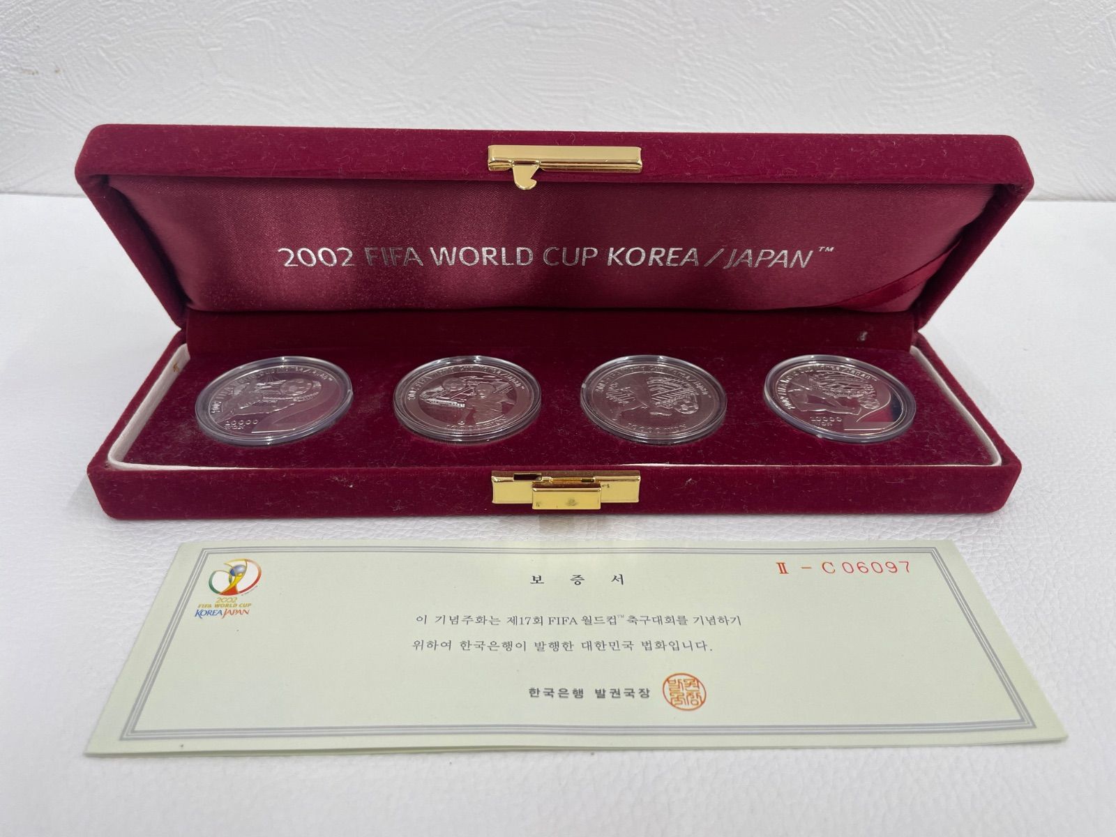2002 FIFA ワールドカップ KOREA / JAPAN 10000ウォン 銀貨4種セット