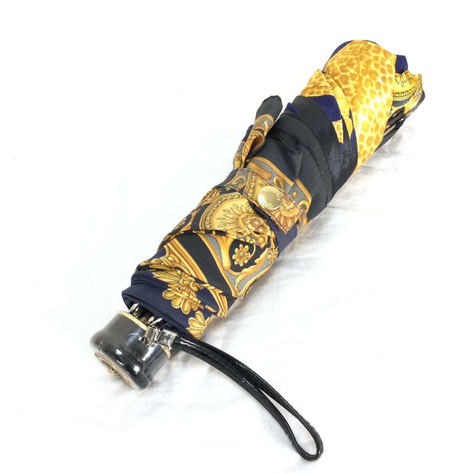 GIANNI VERSACE ジャンニヴェルサーチ 折りたたみ 傘 レオパード