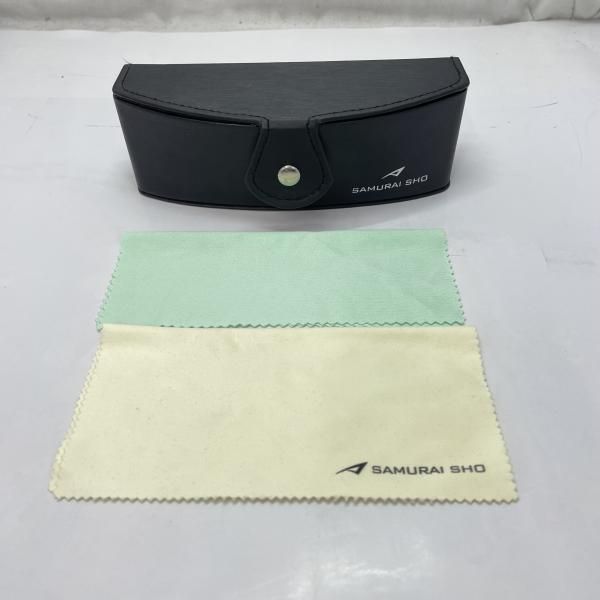 中古】SAMURAI SHO SS-T111 サングラス 白 度入り ケースあり サムライ