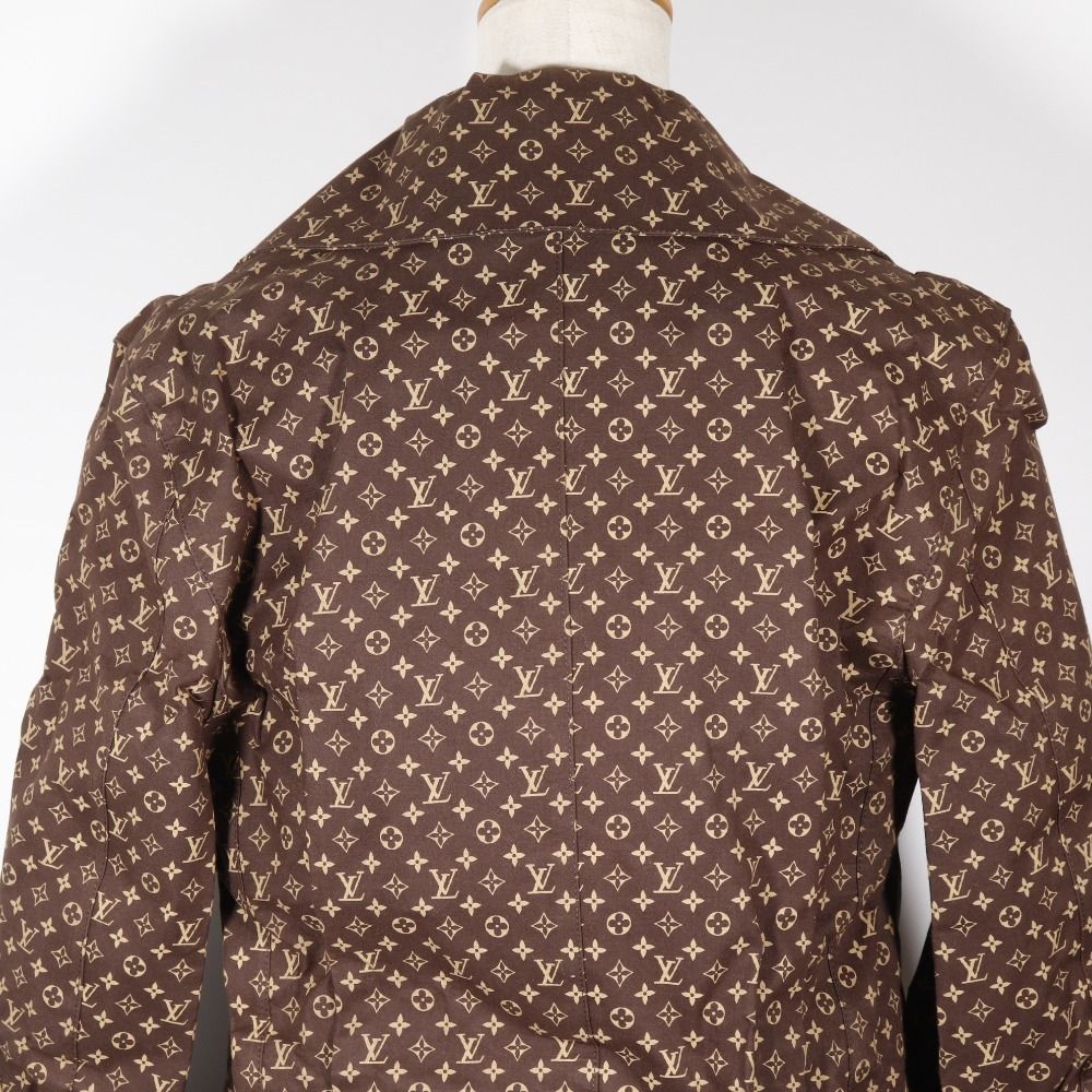 LOUIS VUITTON】ルイ・ヴィトン モノグラム コットン 茶 レディース