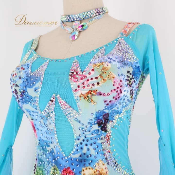 社交ダンス 衣装 スタンダードドレス ドレス ワンピース スタンダード