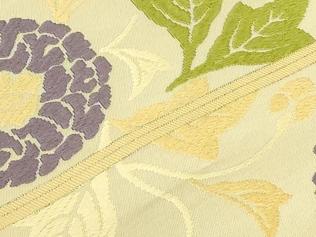 平和屋本店○極上 俵屋 人間国宝 喜多川平朗 有職織物 六通柄袋帯 唐織