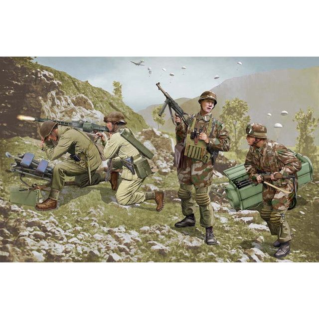 新品 ドラゴン 1/35 ドイツ特殊部隊 ブランデンブルク部隊(レロス島