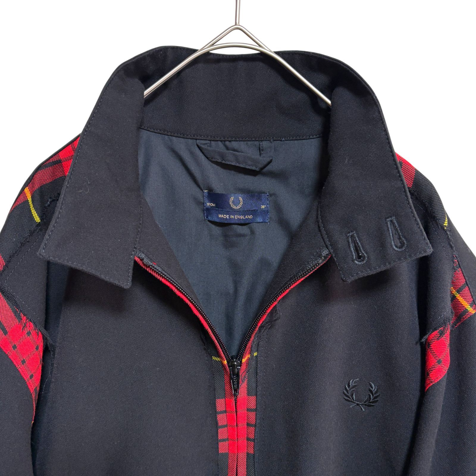 FRED PERRY フレッドペリー 英国 イングランド製 ジャケット チェック 