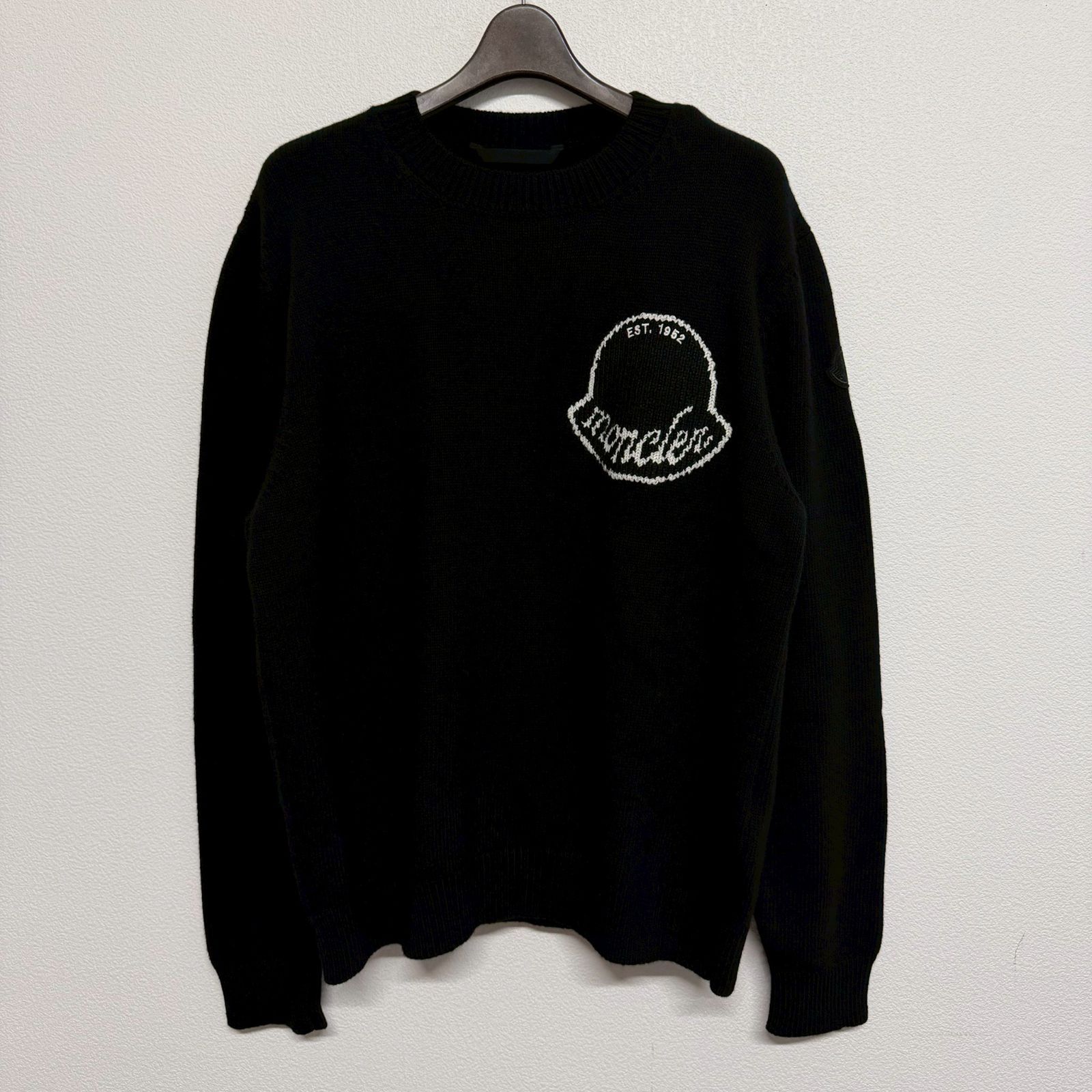 MONCLER モンクレール 黒 ブラック カシミヤ 長袖 ニット セーター 
