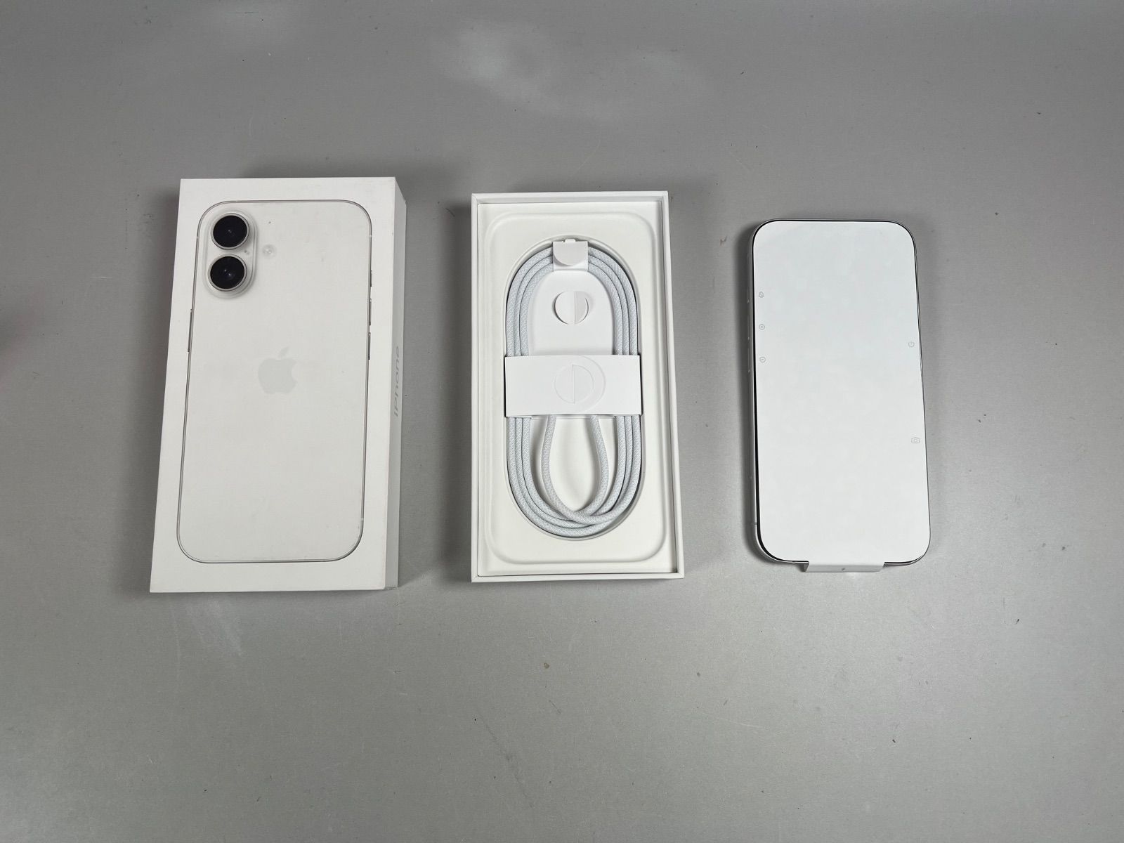 極美品】iPhone16 128GB ホワイト Apple iPhone 16 128GB, White