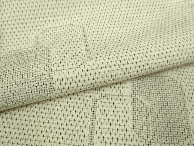 平和屋本店●極上　白鷹お召　置賜紬　110亀甲　証紙付き　逸品　DZAB4063kh6 平和屋本店○極上 白鷹お召 置賜紬 110亀甲 証紙付き 逸品 DZAB4063kh6
