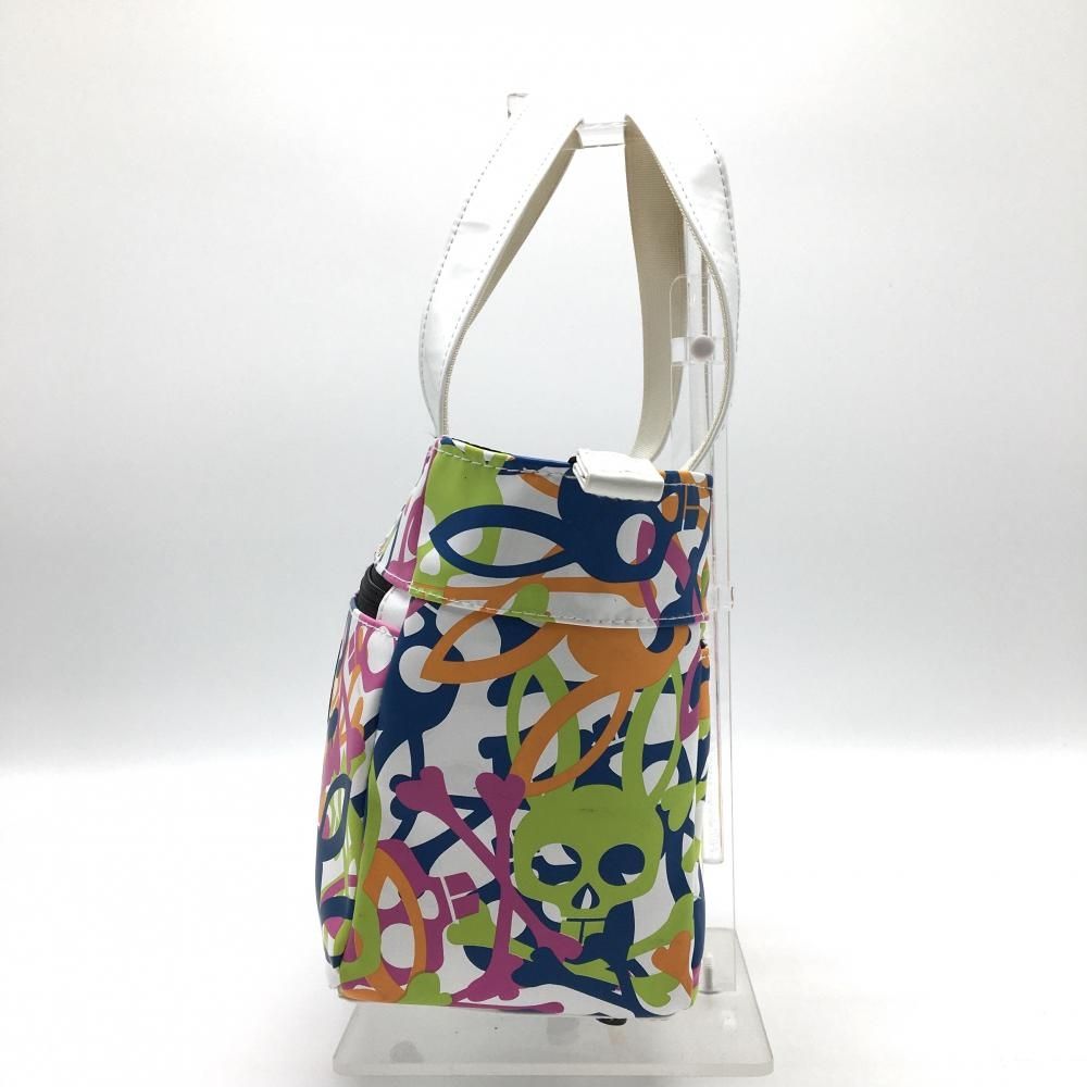 Psycho Bunny☆サイコバニー☆9.0型☆良品☆カート(WH×マルチ) Psycho